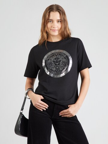 19V69 ITALIA Shirt 'Bellara' in Zwart: voorkant