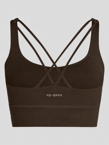 YO-GAYA Bustier Sport bh in Bruin