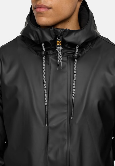 INDICODE JEANS Tussenjas 'Tommy' in de kleur Zwart, Productweergave