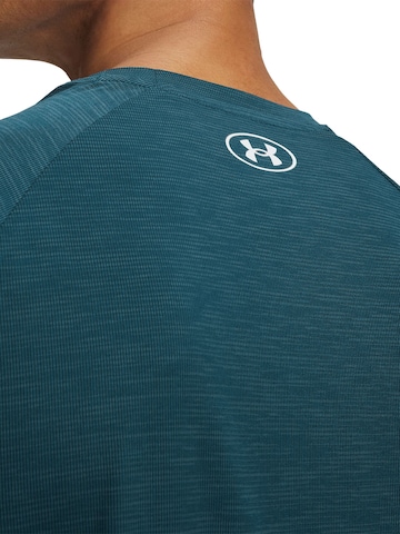 UNDER ARMOUR Performance Shirt 'Tech Textured SS' in Blue