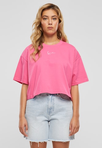 Karl Kani Oversize t-shirt i rosa: framsida
