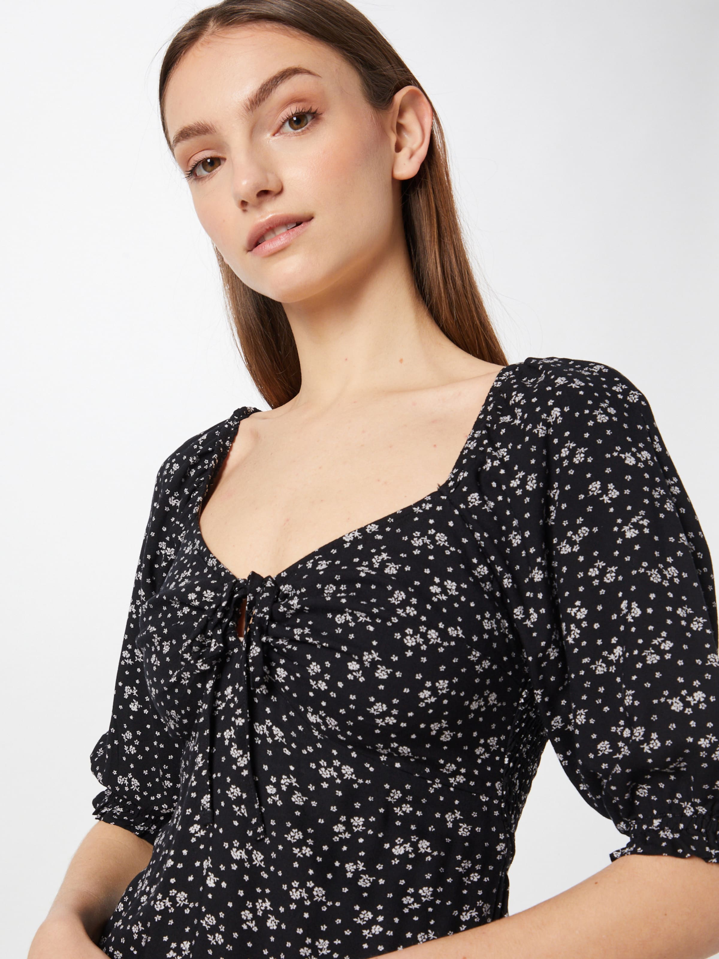 Hollister black floral dress hot sale