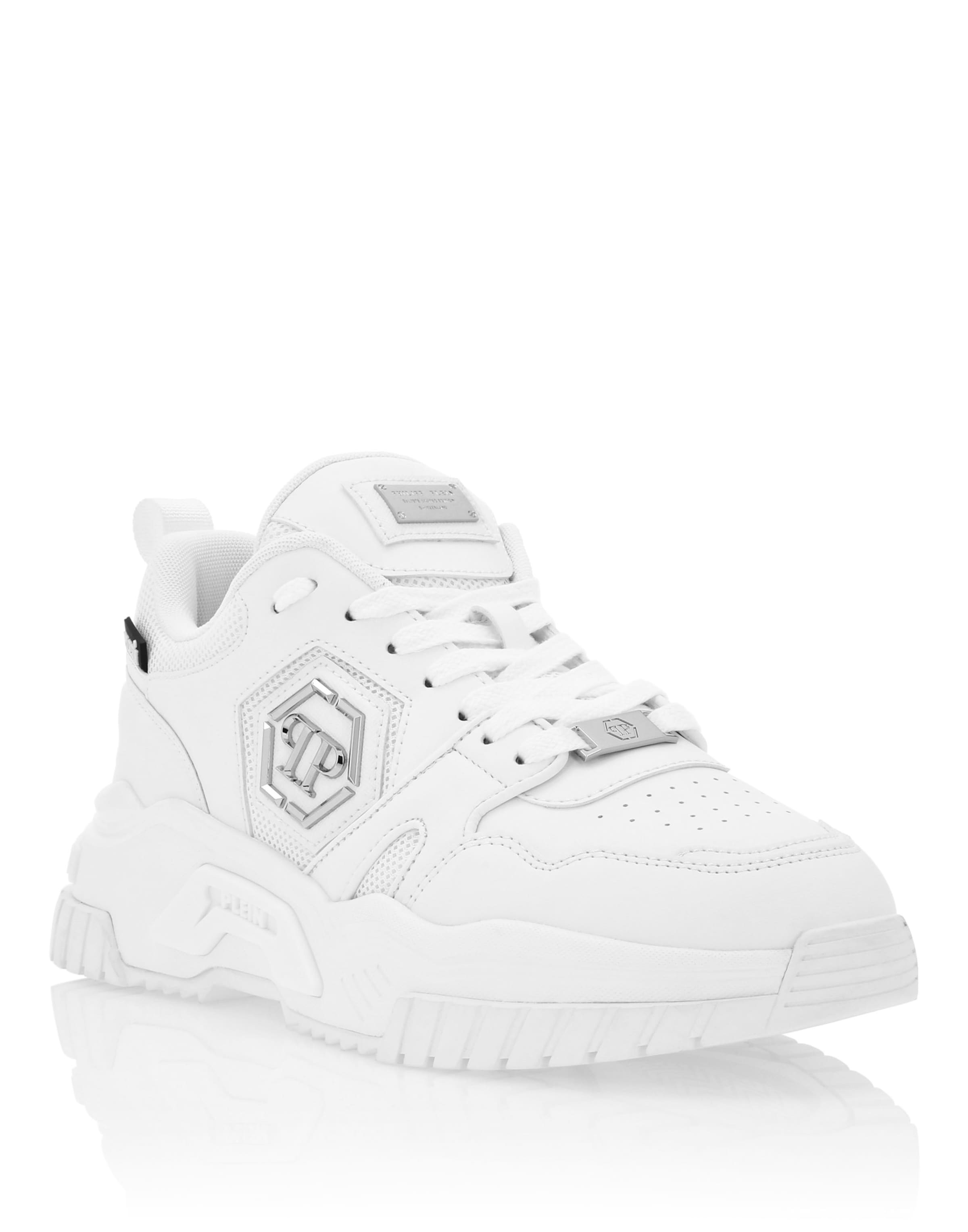 Philipp Plein Sneaker 'Hexagon' in Weiß: Vorderseite
