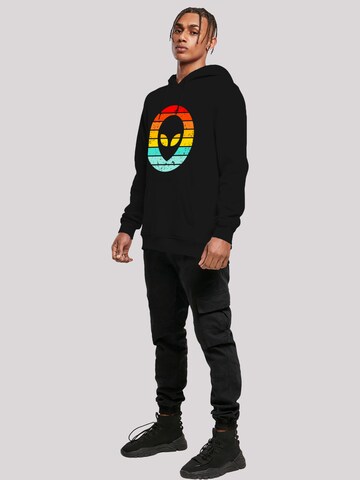 Sweat-shirt 'Alien Head Retro Sunset Cutout' F4NT4STIC en noir