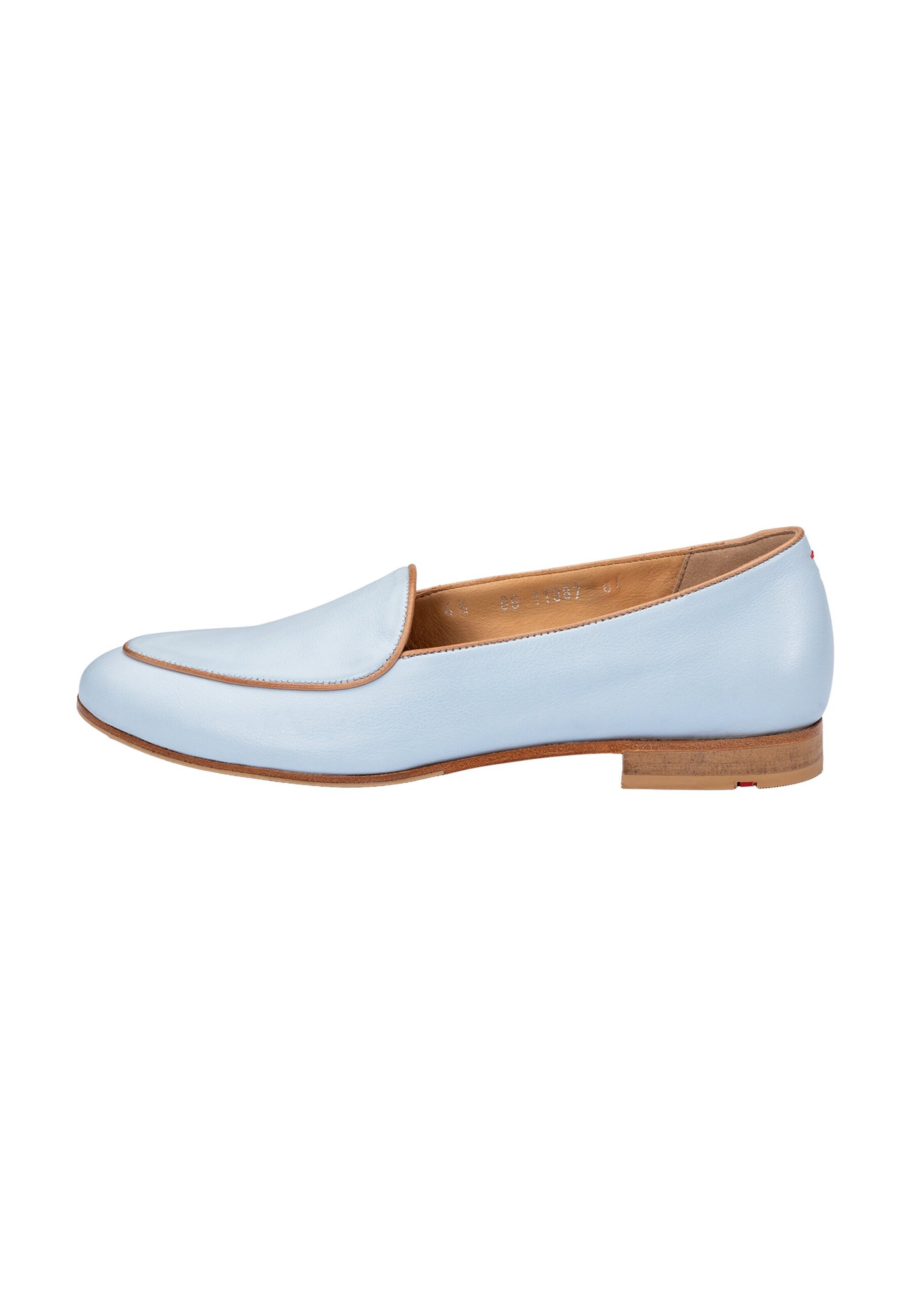 LLOYD Classic Flats in Blue: front