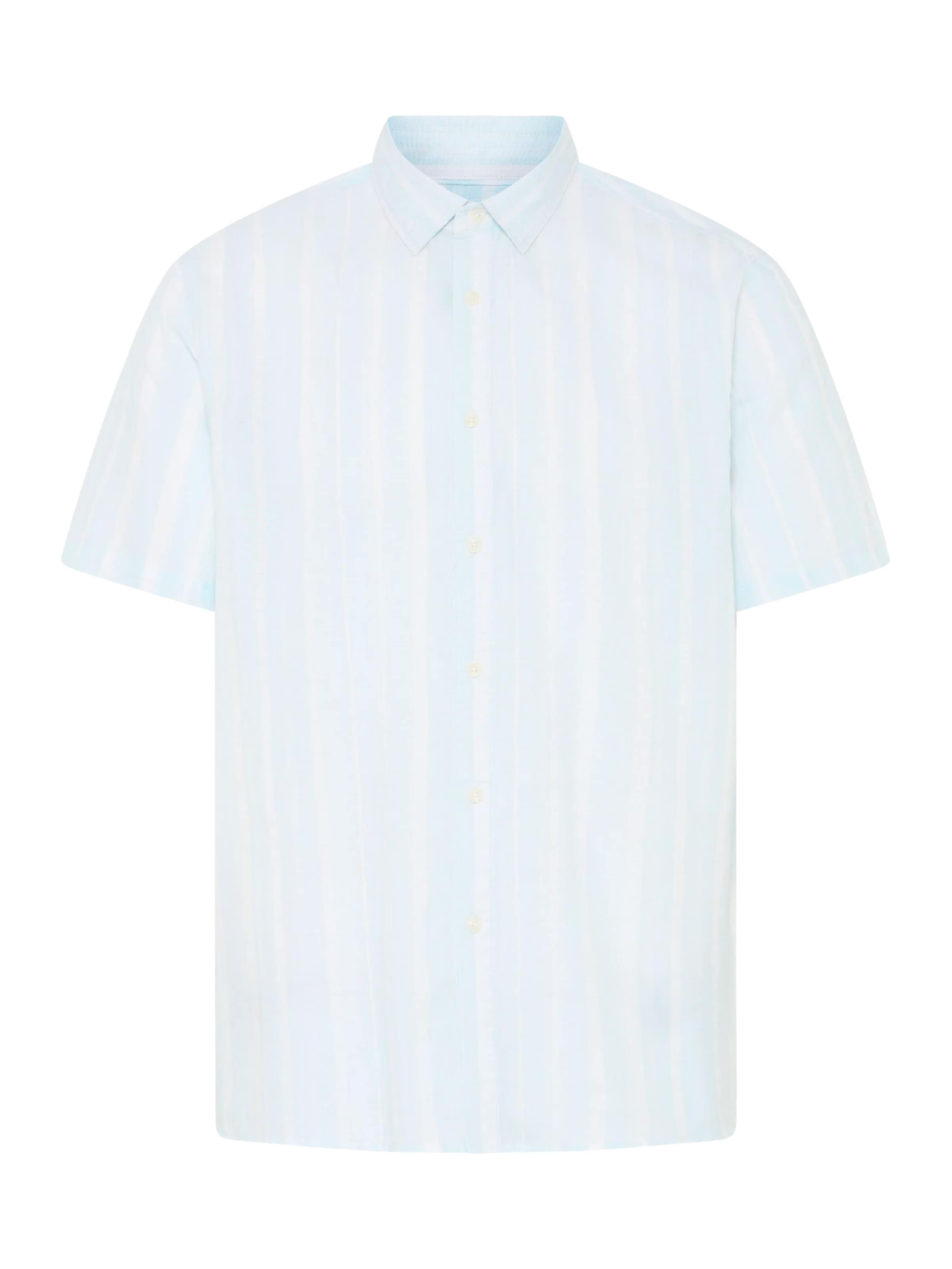 BLEND Kurzarmhemd ' BHAvik ' in Blau: Vorderseite