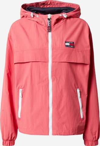 Tommy Jeans Between-season jacket 'Chicago' in Pink: front