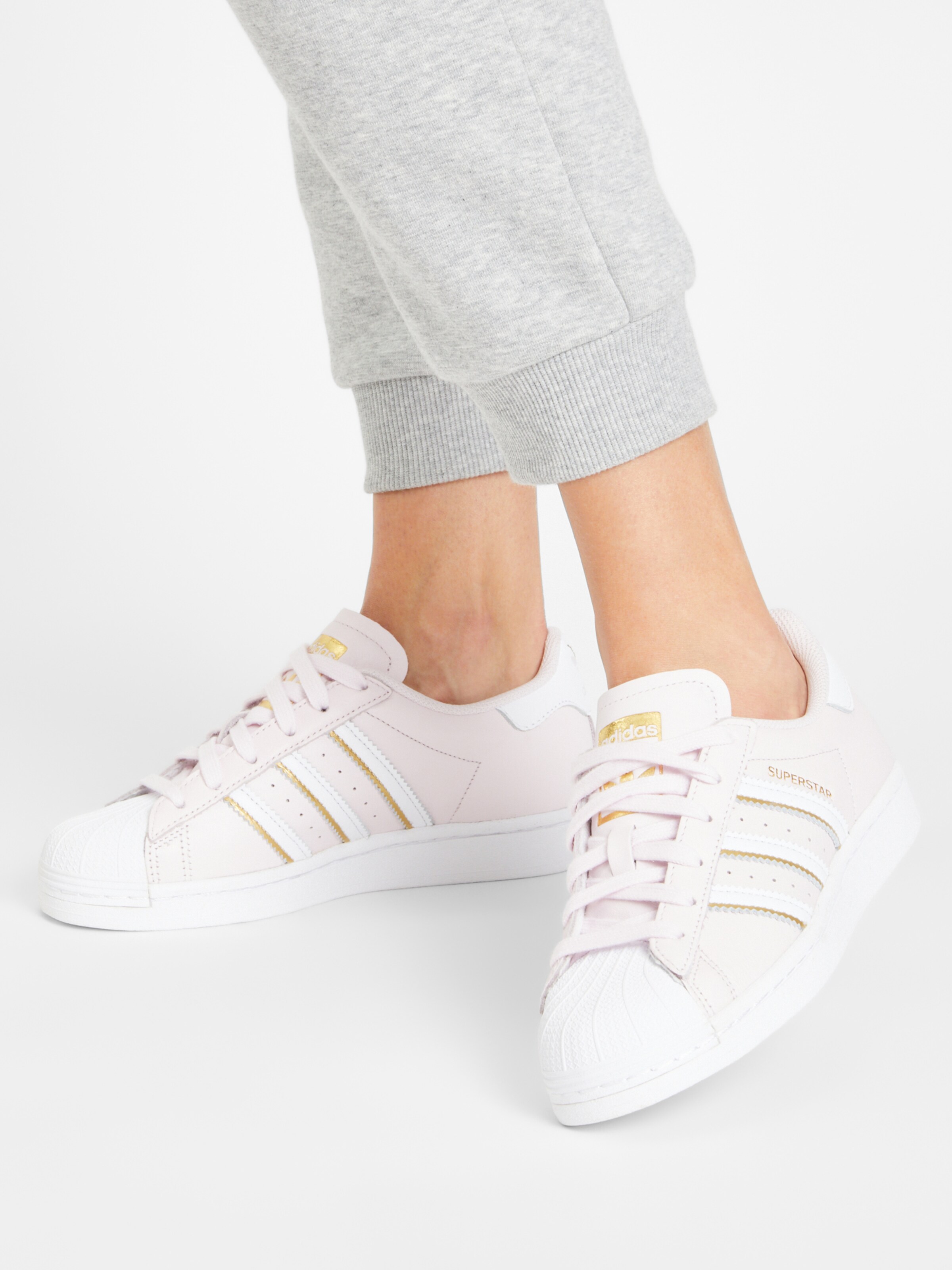 Männer Sneaker ADIDAS ORIGINALS Sneaker 'SUPERSTAR W' in Rosa, Weiß - HJ39098 Männer Sneaker ADIDAS ORIGINALS Sneaker 'SUPERSTAR W' in Rosa, Weiß - HJ39098
