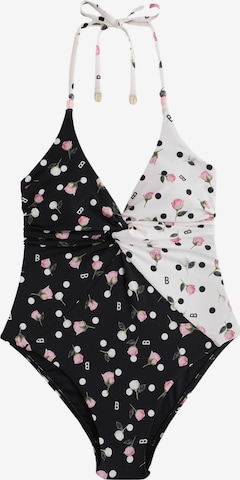 B by Ted Baker Kolmio Muotoileva uimapuku värissä musta: etupuoli