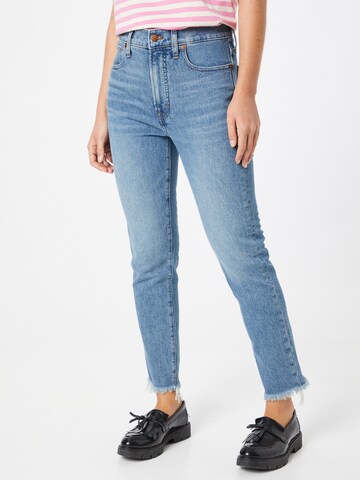 Madewell Regular Jeans in Blauw: voorkant