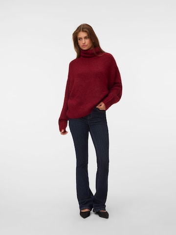 VERO MODA Sweater 'VMHope' in Red
