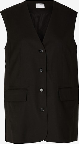 Gilet 'Mika' di SELECTED FEMME in nero: frontale