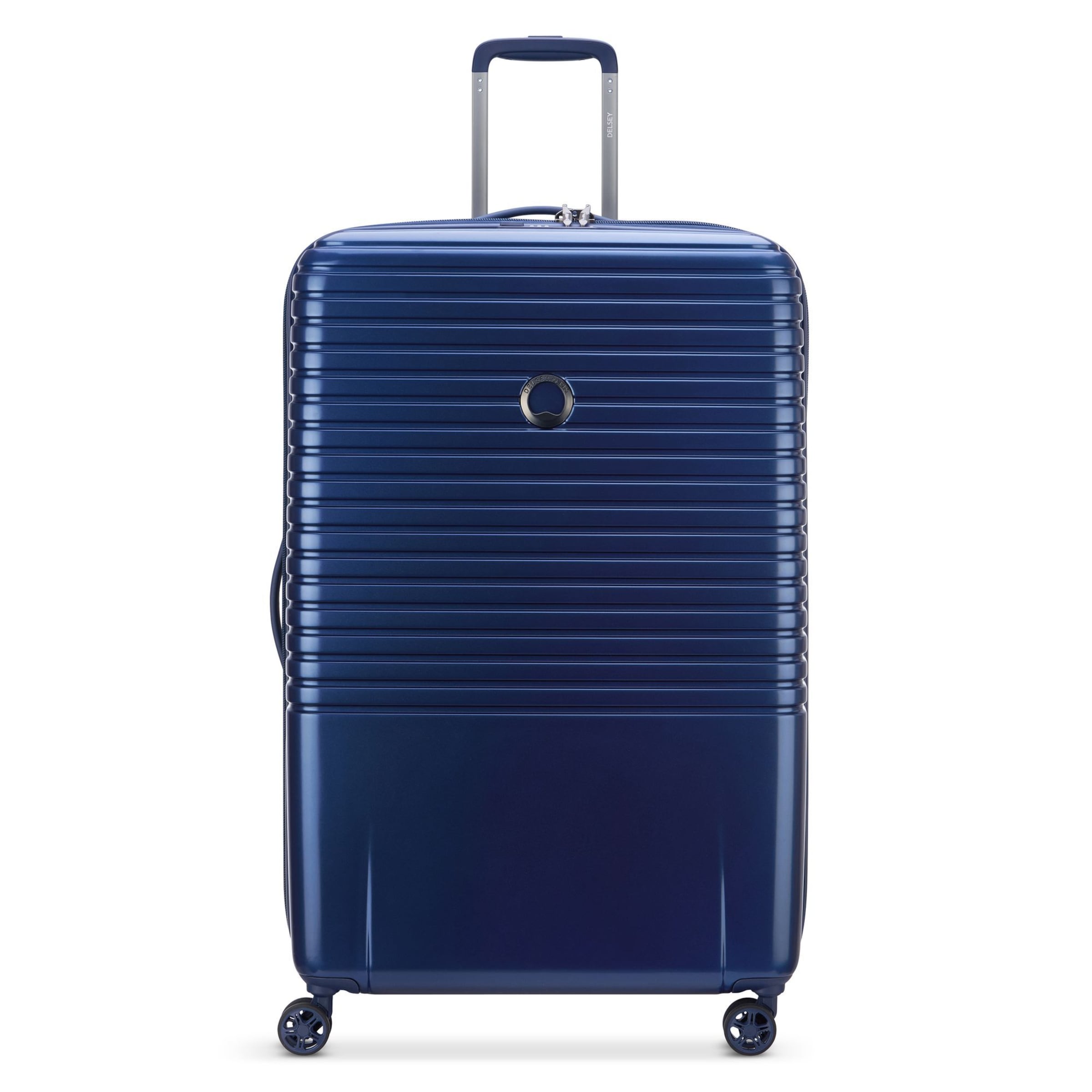 Trolley di Delsey Paris in blu: frontale