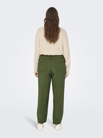 ONLY Carmakoma Slim fit Pants 'Aro' in Green