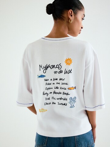 T-shirt Next en blanc