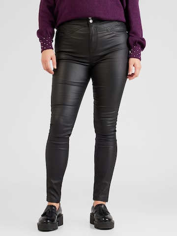 Skinny Pantalon 'ARDEN-NYA' ONLY Carmakoma en noir : devant