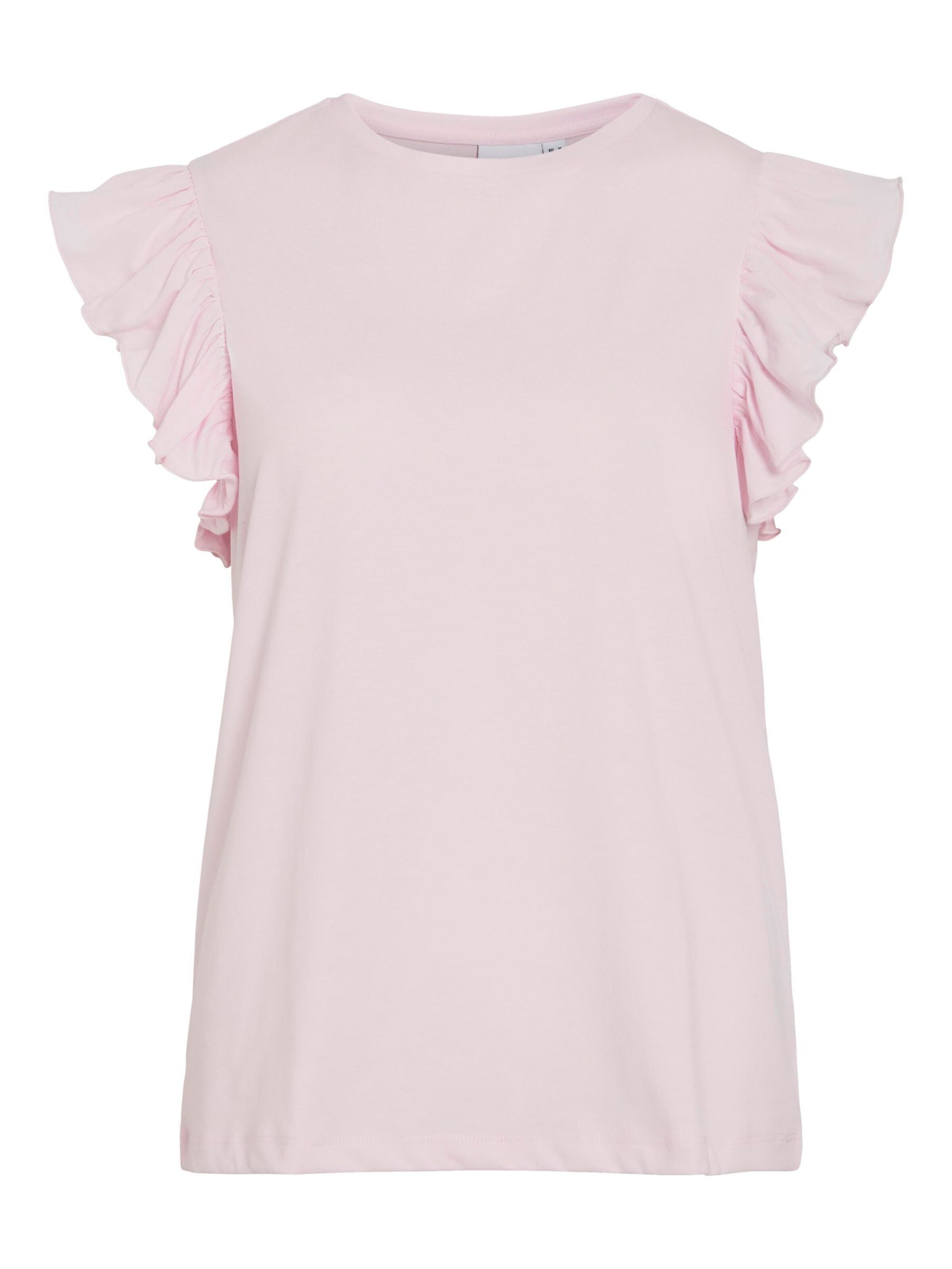 VILA Shirt 'VISummer' in Roze: voorkant