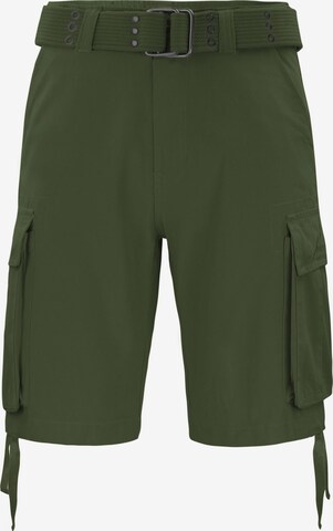 Regular Pantalon outdoor 'Kalahari' normani en vert : devant