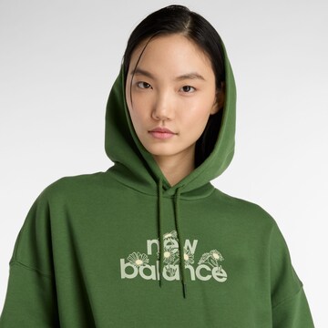 new balance Sweatshirt 'Flower' in Groen