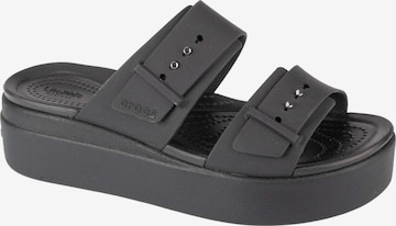 Sandales Crocs en noir : devant