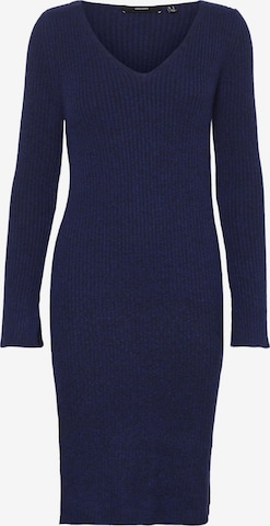 Vero Moda Curve Knitted dress 'BRITANY' in Blue: front