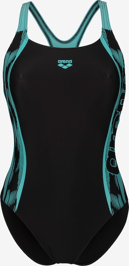 ARENA Jednodijelni kupaći kostim 'PRO BACK GRAPHIC' u tirkiz / crna, Pregled proizvoda