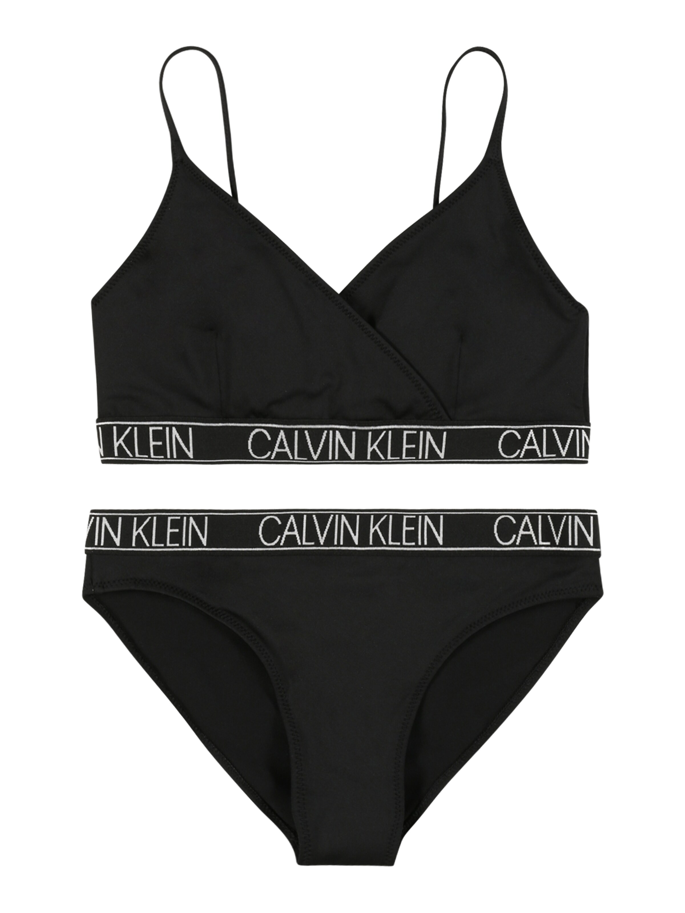 Calvin Klein Swimwear Bikini in schwarz ABOUT YOU