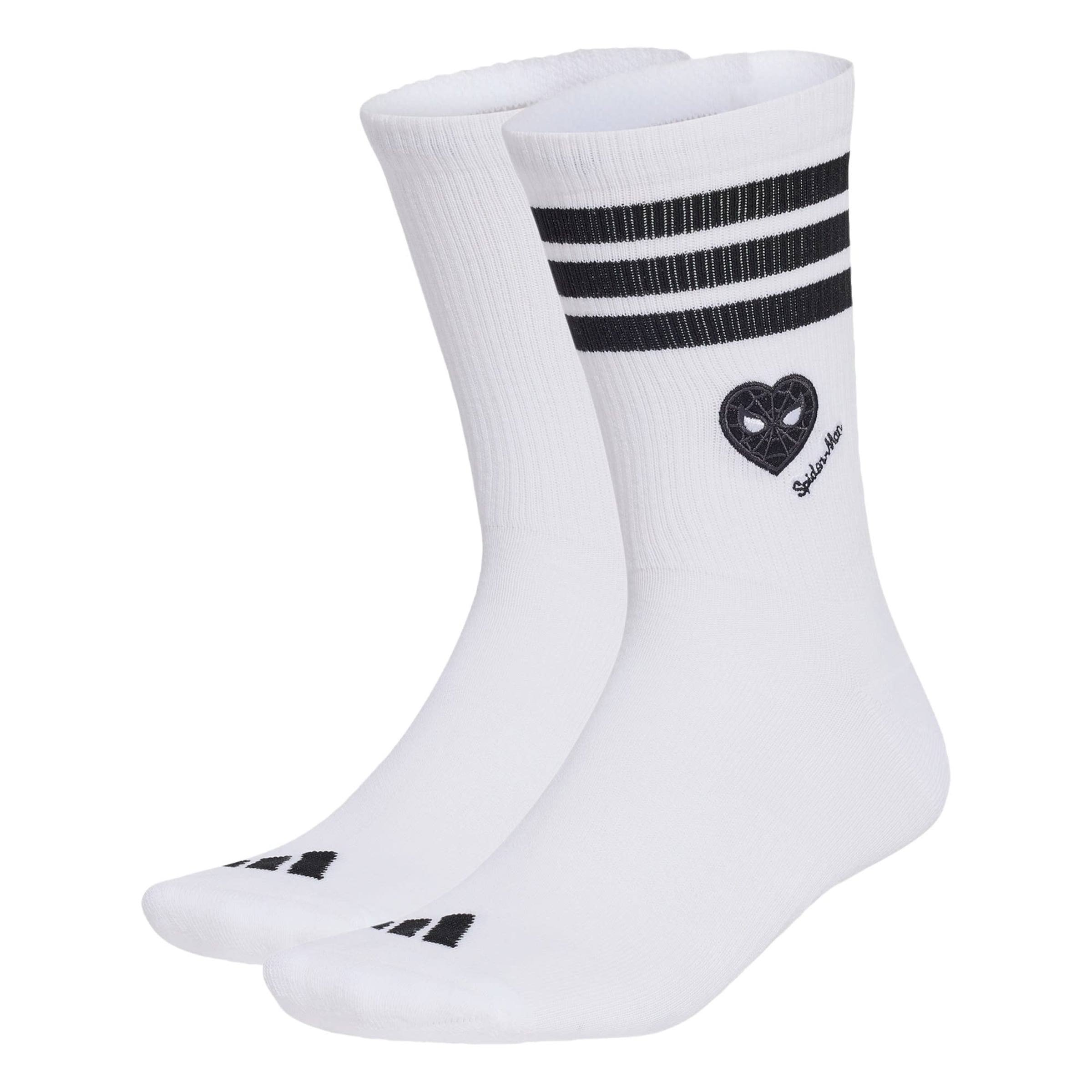 Calzino sportivo 'Marvel Spider-Man' di ADIDAS PERFORMANCE in bianco: frontale
