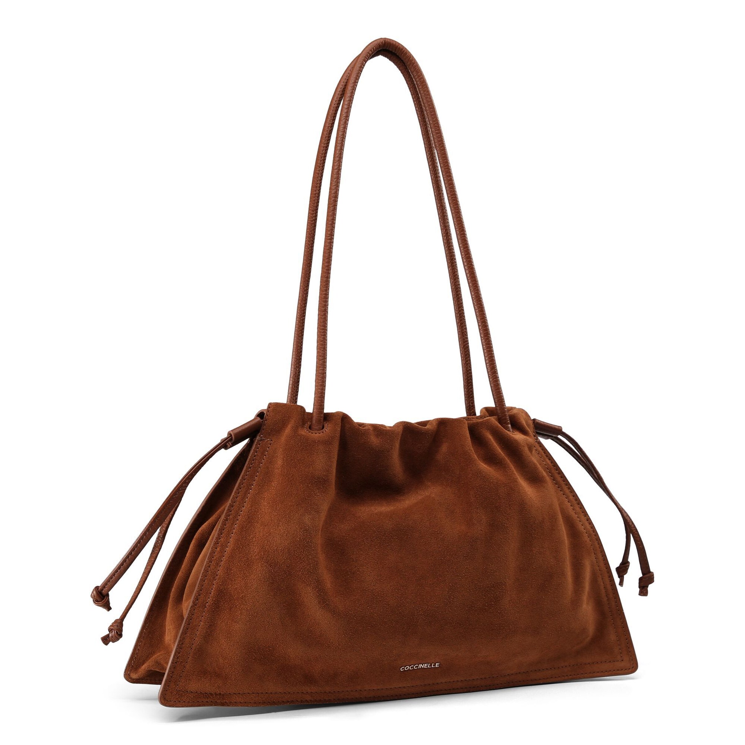 Coccinelle Schultertasche 'Dulse' in Braun