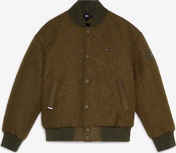 Veste mi-saison TOMMY HILFIGER en marron : devant