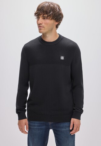 Street One MEN Sweater in Black: front