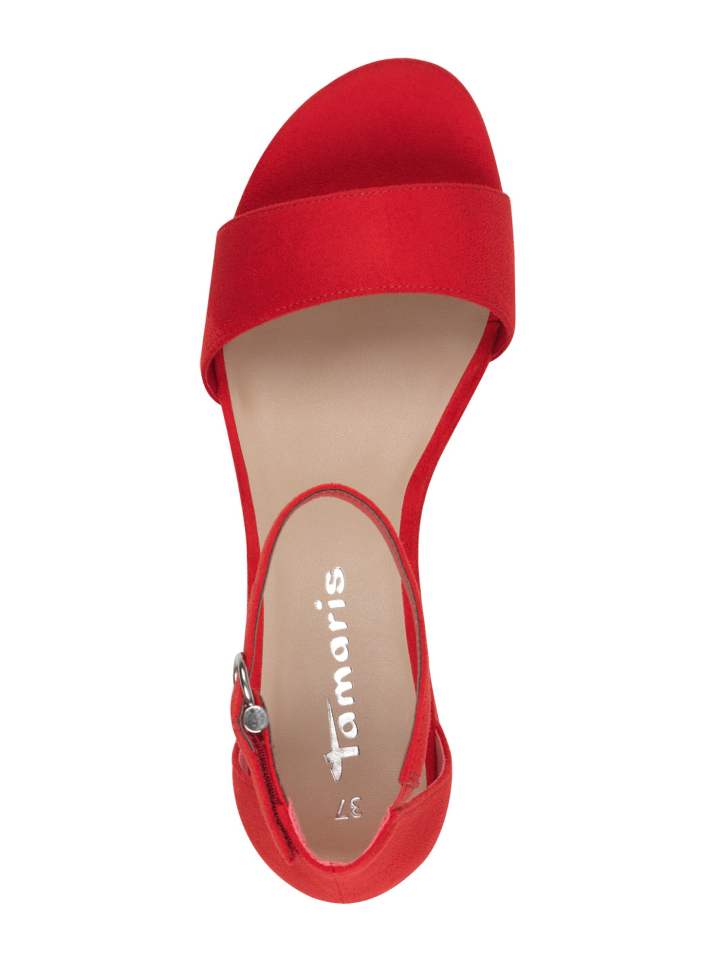 Sandales à lanières Tamaris en rouge