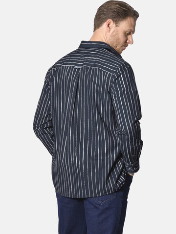 Jan Vanderstorm Comfort Fit Hemd 'Emiljan' in Blau