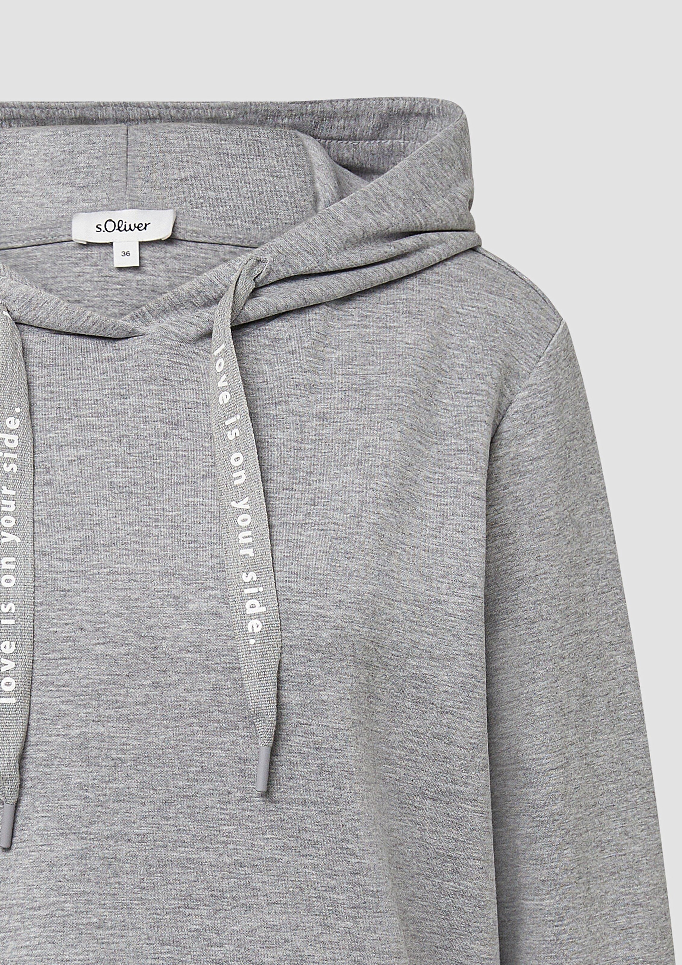s.Oliver Sweatshirt in Grey: front