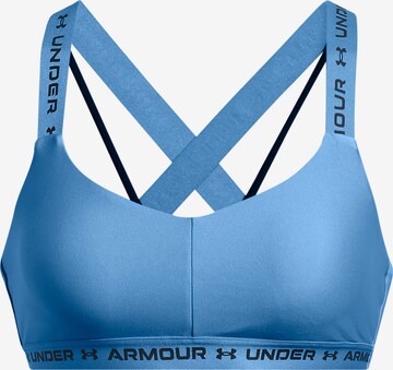 UNDER ARMOUR Bralette Sports Bra in Blue: front