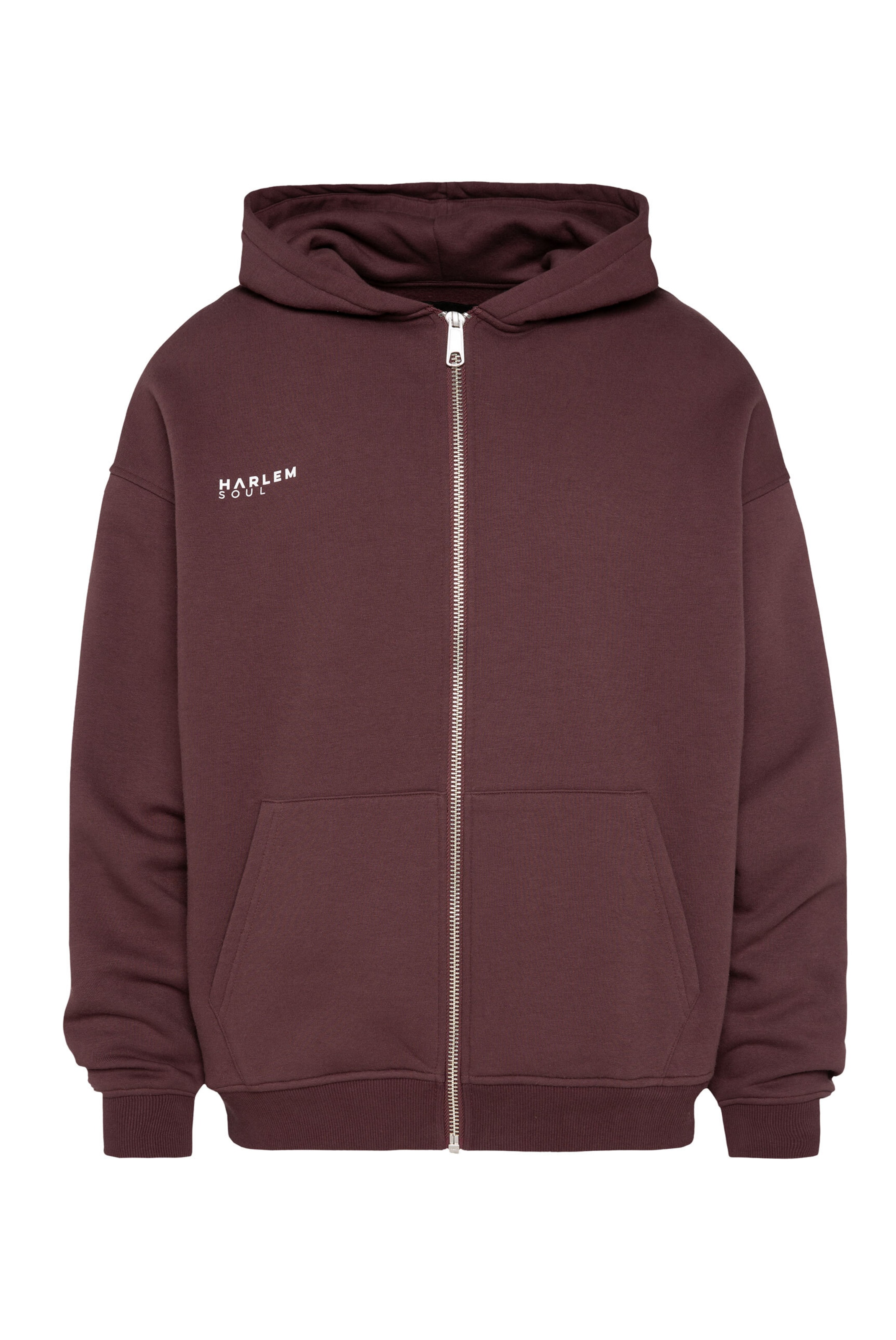 Harlem Soul Sweatjacke in Rot: Vorderseite