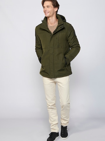 KOROSHI Between-season jacket in Green