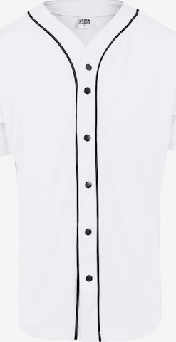 Urban Classics Overhemd 'Baseball' in Wit: voorkant