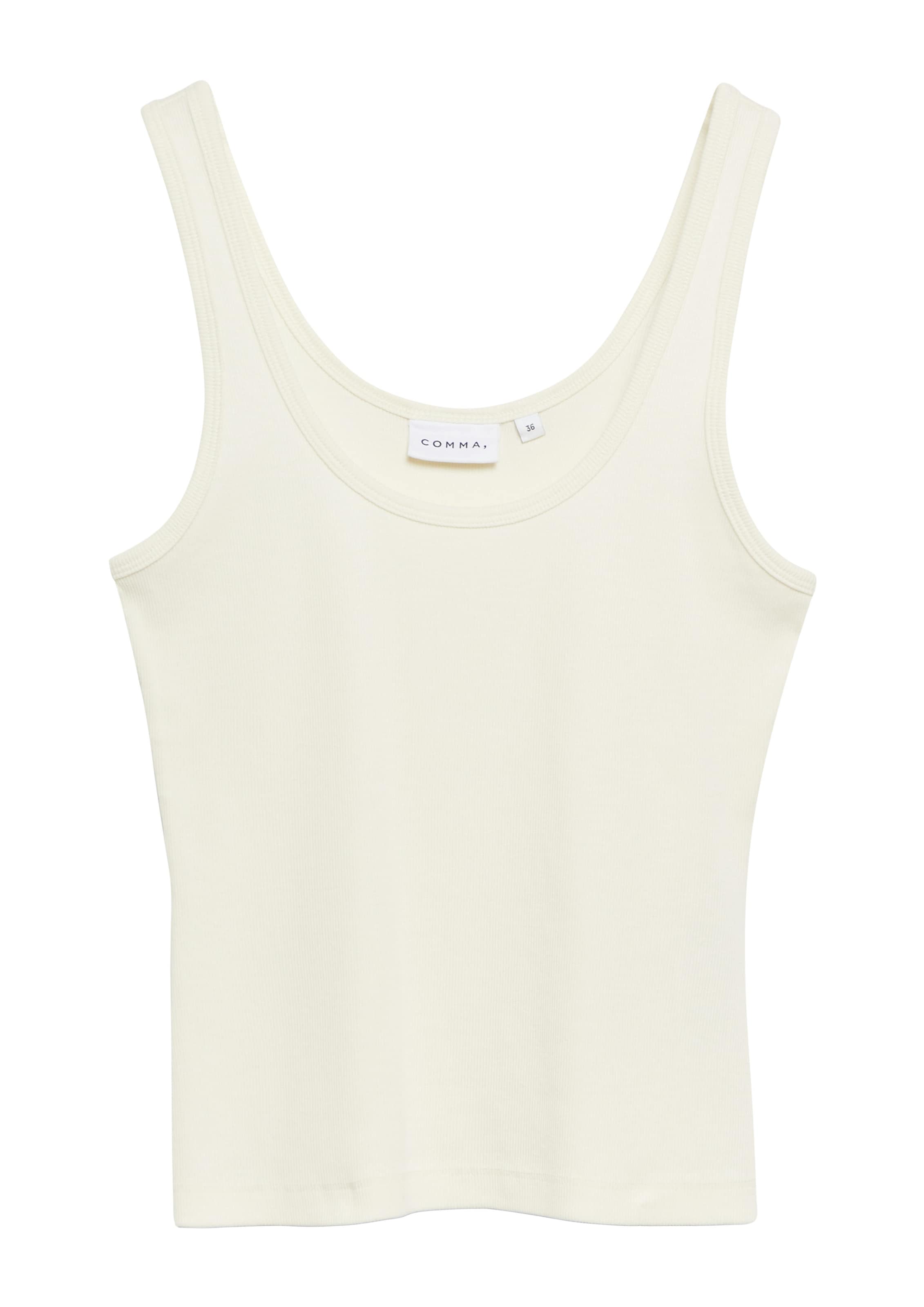 Maglietta di COMMA in beige: frontale