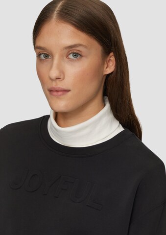 s.Oliver Sweatshirt in Zwart