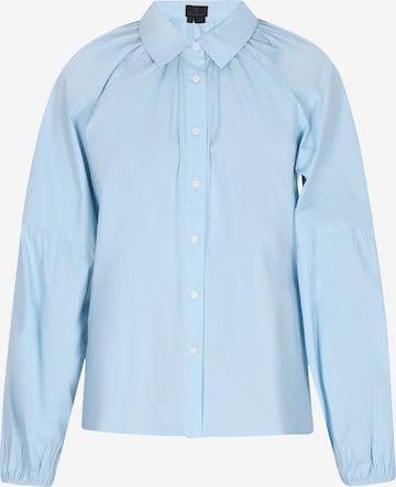 DreiMaster Klassik Blouse 'Classic Look' in Blue: front