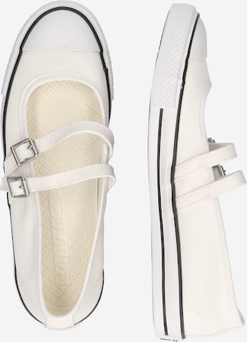 Converse strap shoes white shop