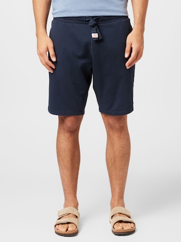 CAMP DAVID Regular Trousers in Blue: front