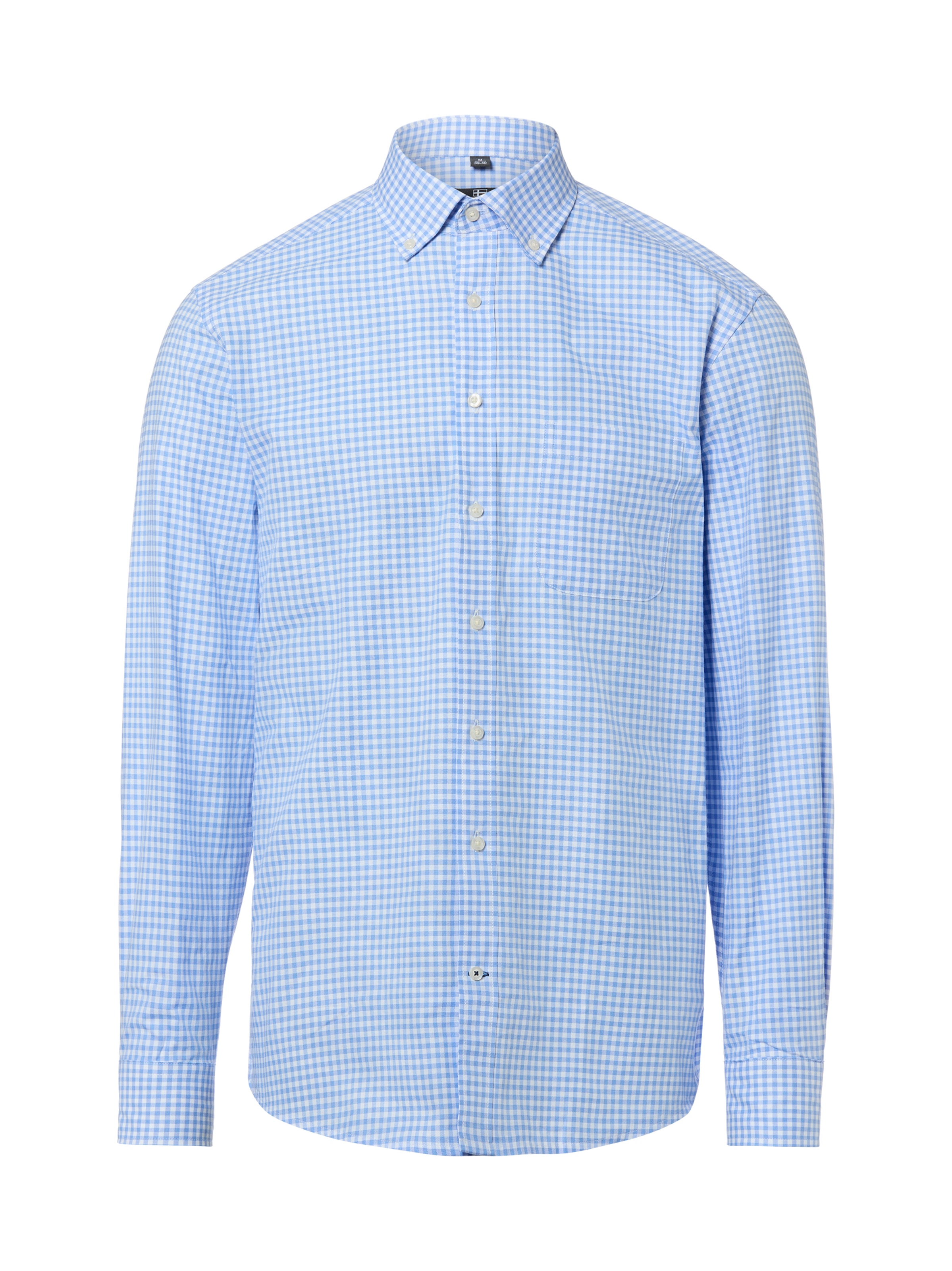 Nils Sundström Button Up Shirt in Blue: front