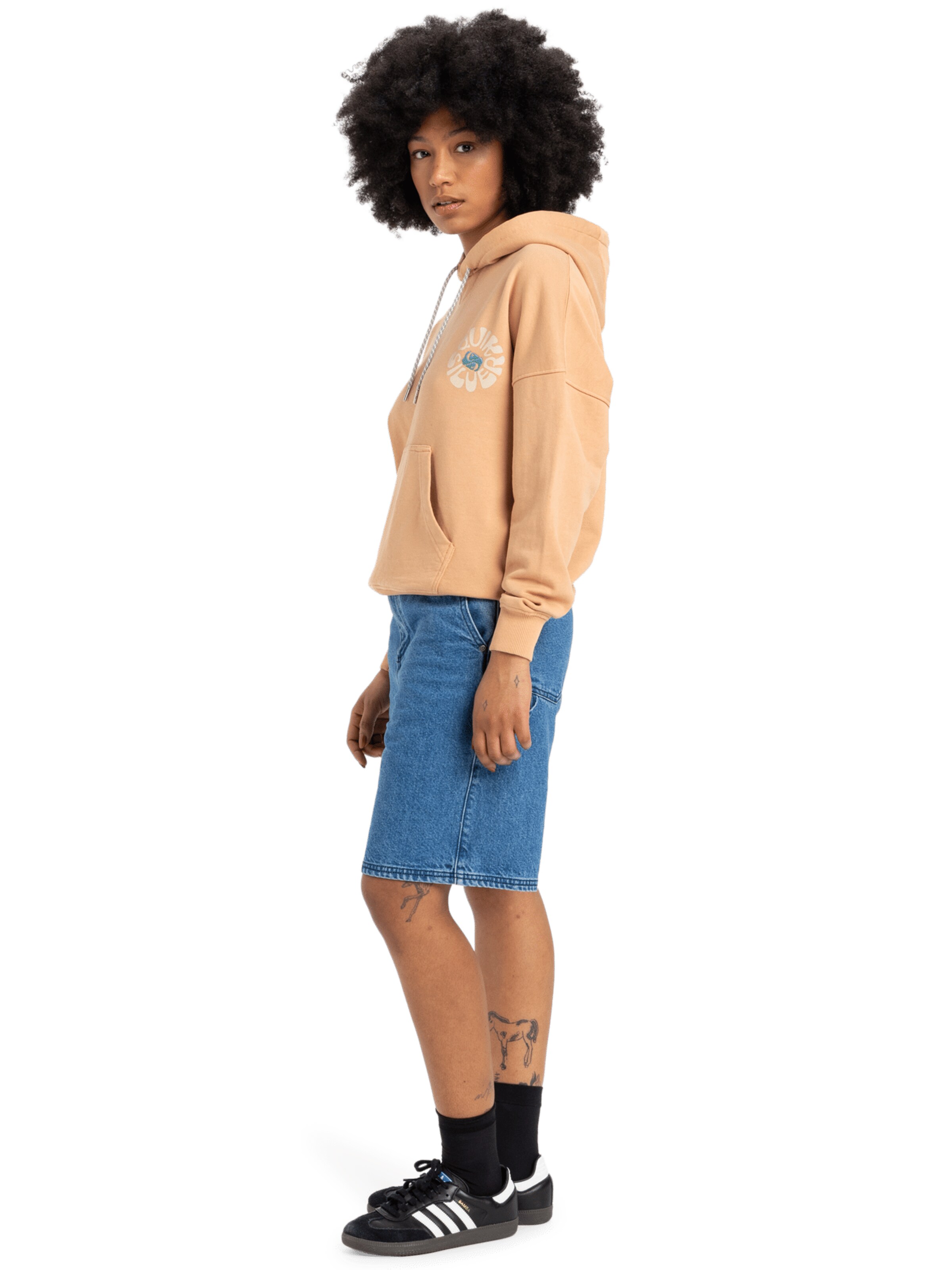 QUIKSILVER Sweatshirt in Orange