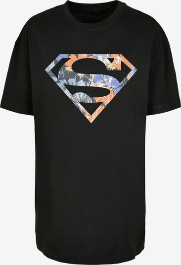 F4NT4STIC T-Shirt 'Superman' in taubenblau / apricot / schwarz / weiß, Produktansicht