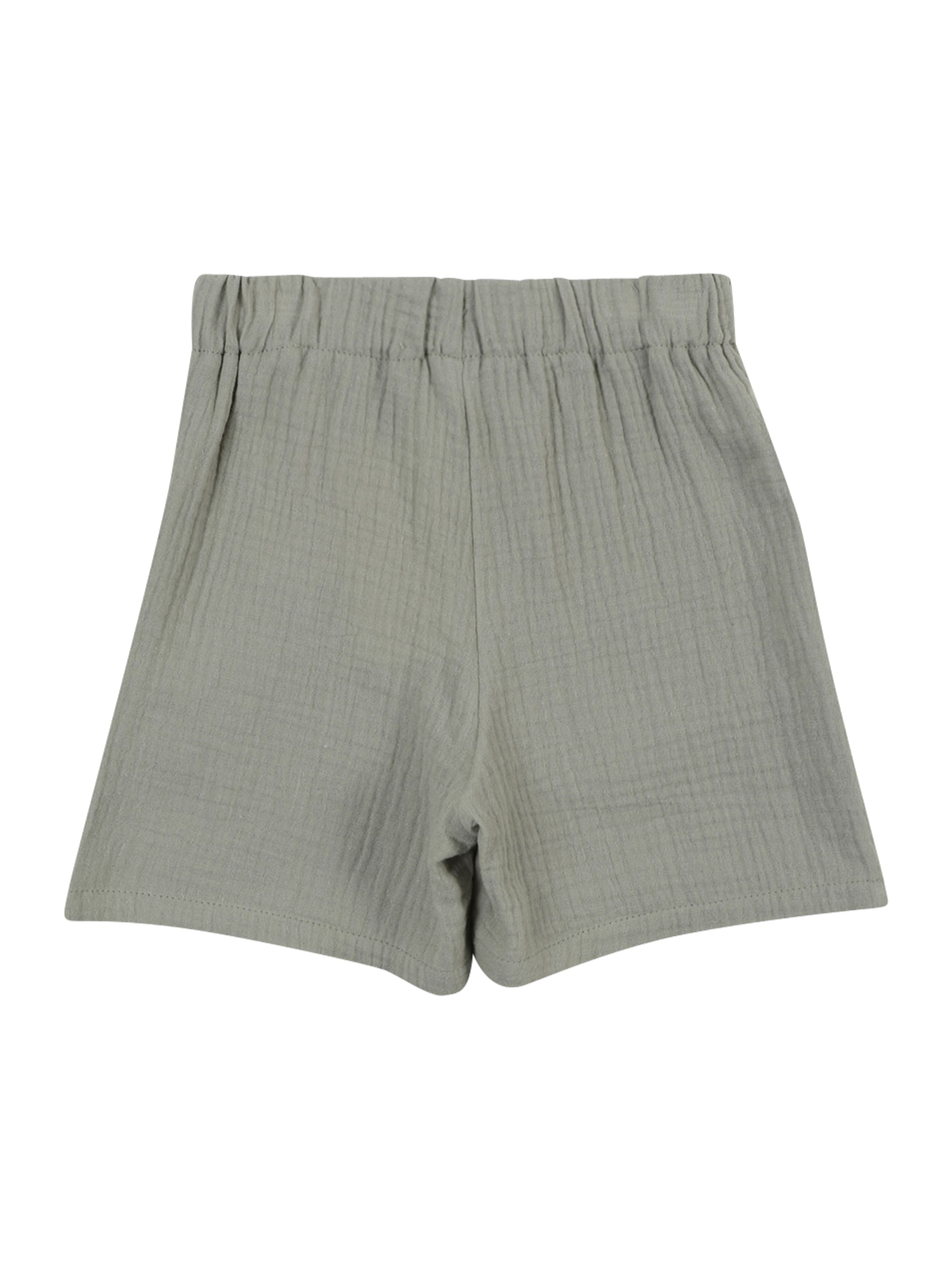 Lil'Atelier Voľný strih Nohavice 'NMMJanu' - Zelená