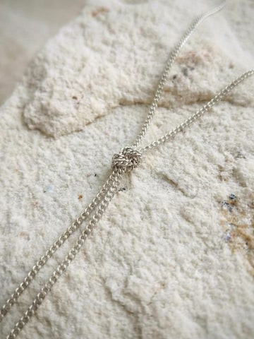 Kamiko Kette 'HEY'‌ in Silber