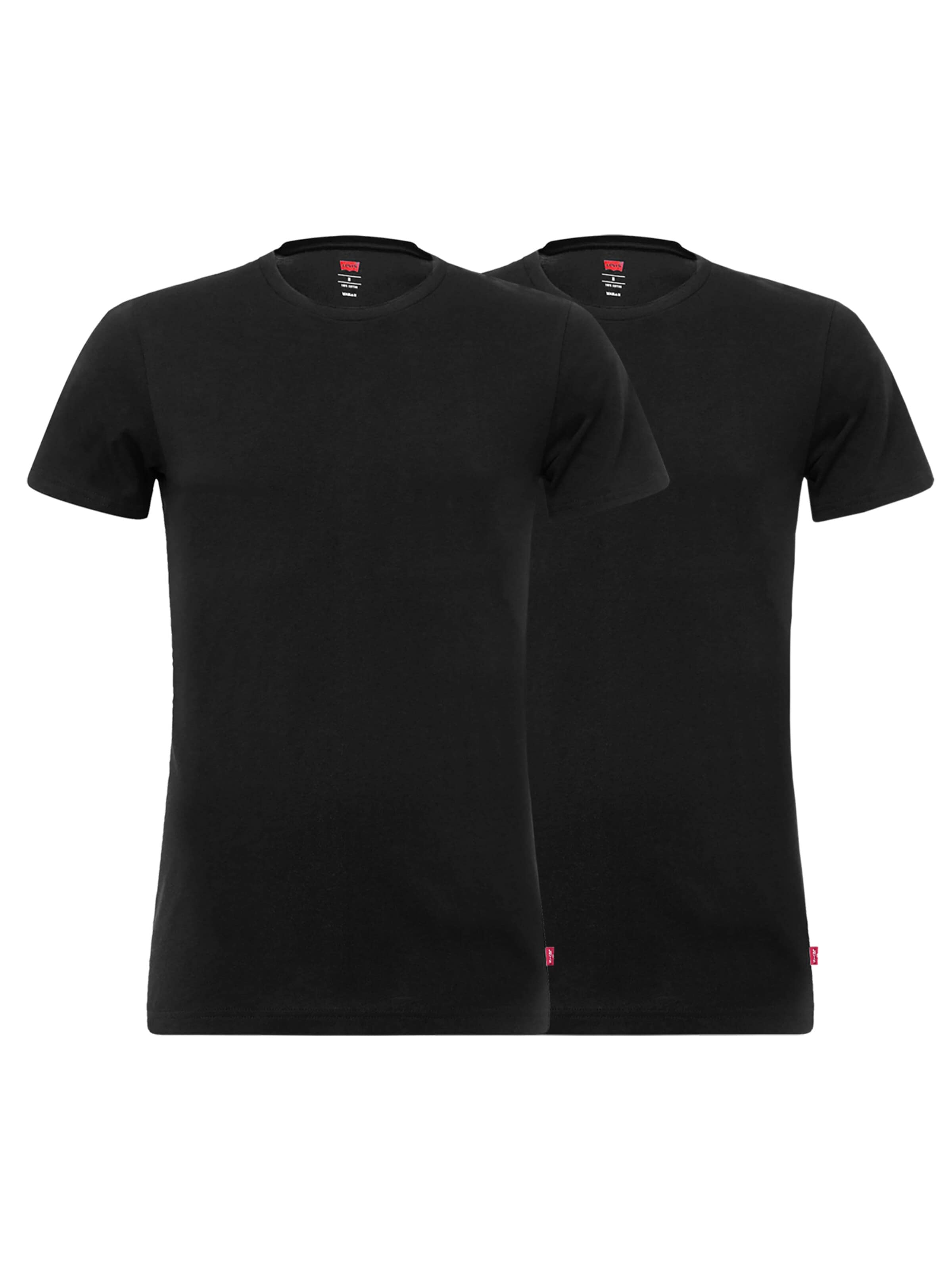 LEVI'S ® Shirt 'Crew Neck'‌‌ in Schwarz: Vorderseite
