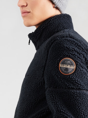 NAPAPIJRI Поларено яке 'TARALGA' в черно